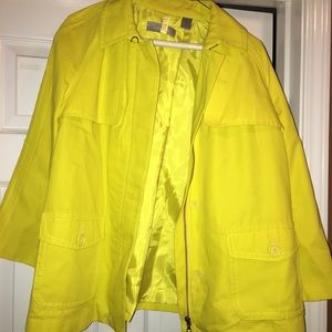 Liz Claiborne Yellow Raincoat